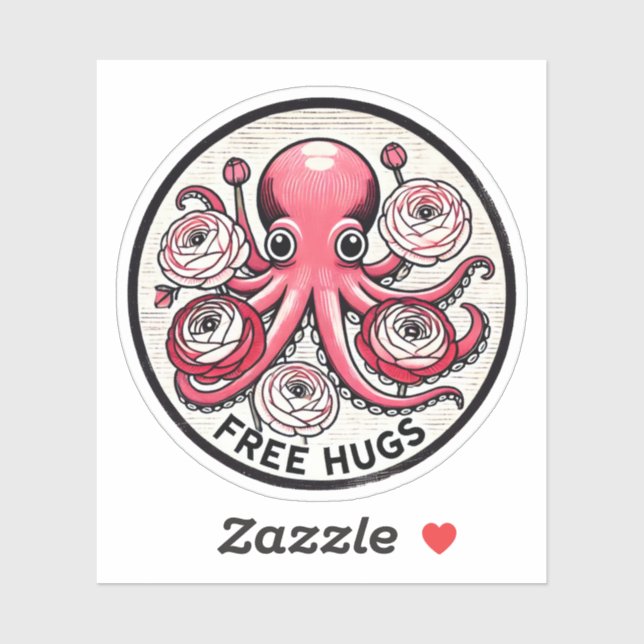 Adesivo Hugs Gratuitos (Folha)