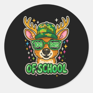Adesivo Hugvyn 100 Dias De Escola Caça De Veados Camuflage