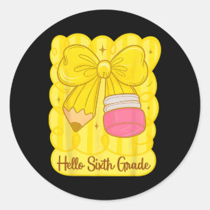 Adesivo Hugvyn De Volta Ao Lápis De Coquetes Escolares Do 