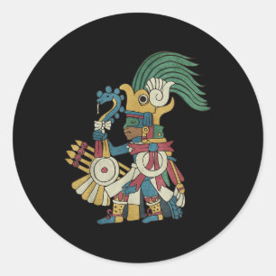 Adesivo Huitzilopochtli Asttec Deus Asttec Mitologia Mayan
