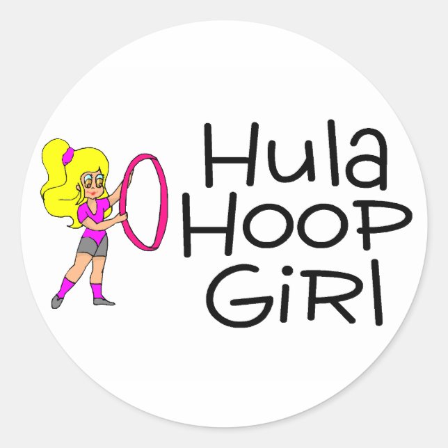 Adesivo Hula Hoop Girl 2 (Frente)