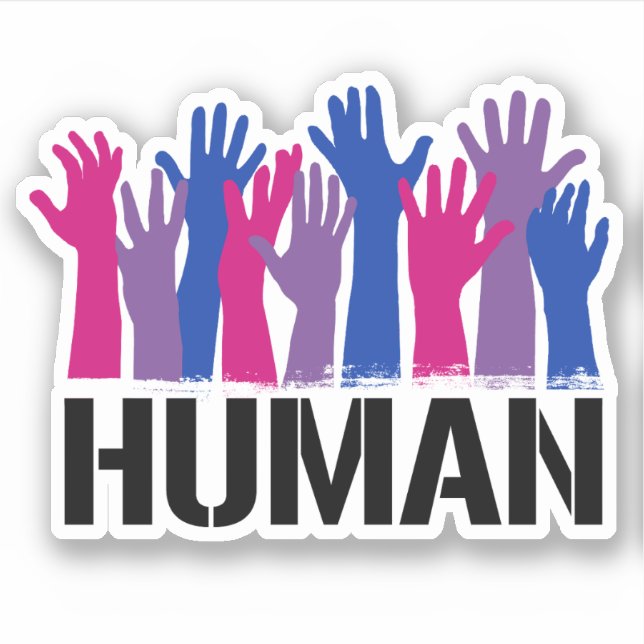 Adesivo Humano Bissexual (Frente)