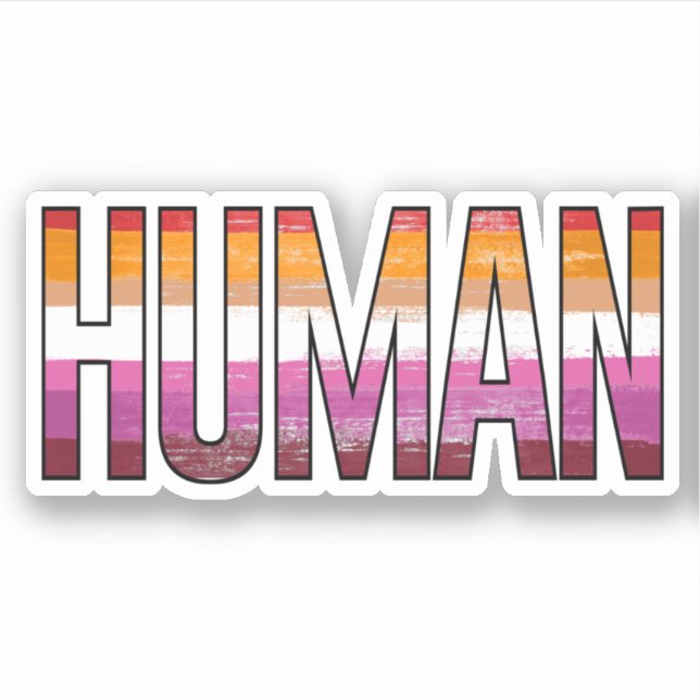 Adesivo Humano Lésbica (Frente)