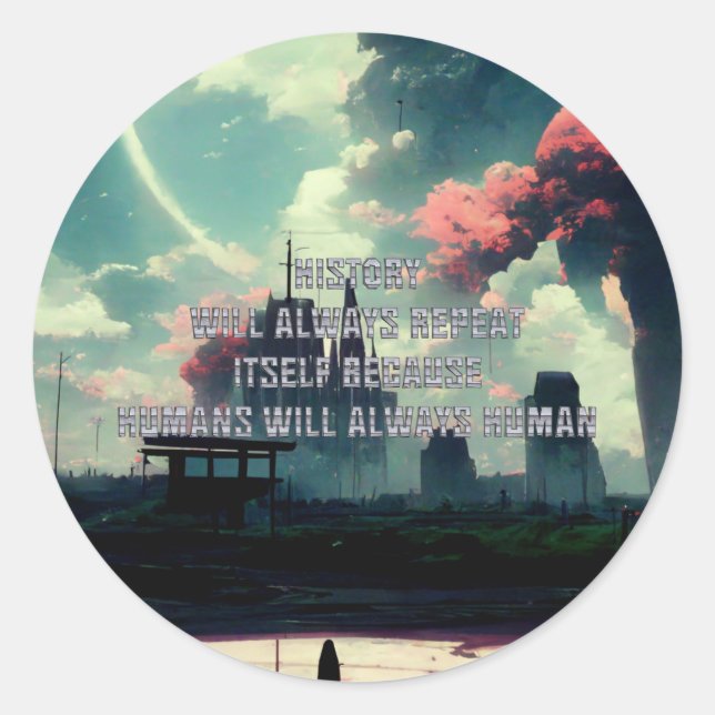 Adesivo Humanos TEA Sempre Humanos (Frente)