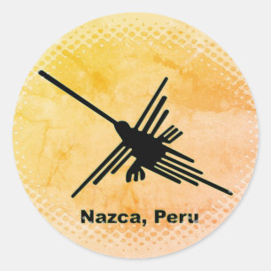 Adesivo Hummingbird Nazca Geoglyph, Peru