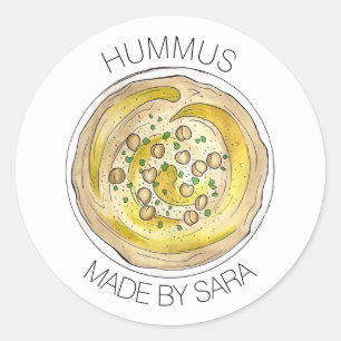 Adesivo Hummus Houmous Dip Homemade Da Cozinha De