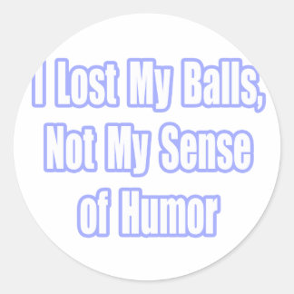 Adesivo Humor com Sobrevivente de câncer testicular