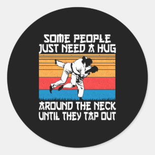 Adesivo Humor de Judô Jiu Jitsu Artes Marciais Engraçado 