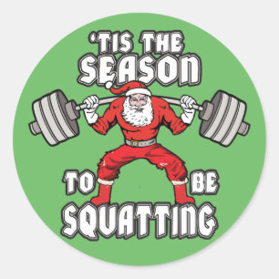 Adesivo Humor de Natal - Praça Santa Claus