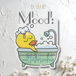 Adesivo Humor: Emocionalmente Não Disponível Até À Continu