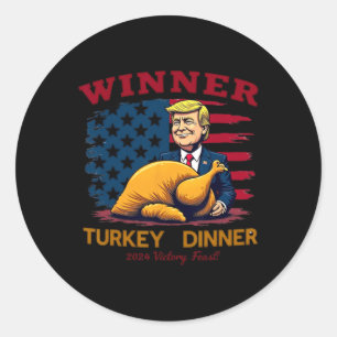Adesivo Humor Engraçado Vencedor do Trump Janta Turquia
