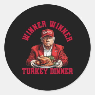 Adesivo Humor Engraçado Vencedor do Trump Janta Turquia