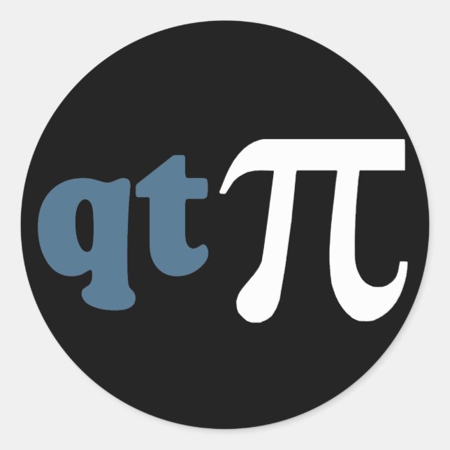 Adesivo Humor Matemático - Tee Pi Bonito (Frente)