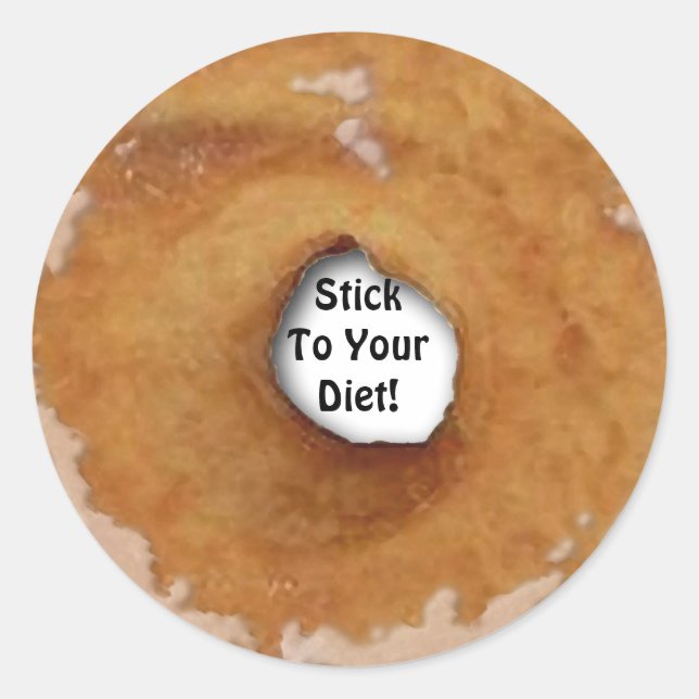 Adesivo HUMOR rosquinha (Frente)