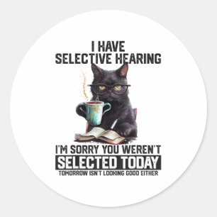 Adesivo Humor Sarcasmo Dizendo Presente De Gato Para Mulhe