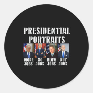 Adesivo Humor Traços Presidenciais Trump Obama Biden Clint