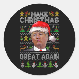 Adesivo Humorista Trump Ill Christmas Tee