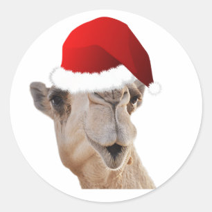 Adesivo Hump Day Camel Santa Claus Hat
