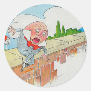 Adesivo Humpty Dumpty em Wall Madre Goose Nursery Rhyme