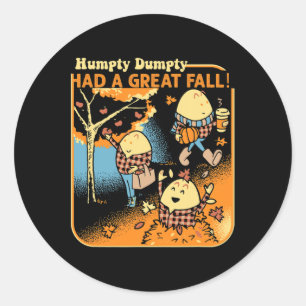 Adesivo Humpty Dumpty Teve Uma Queda De Excelente Engraçad