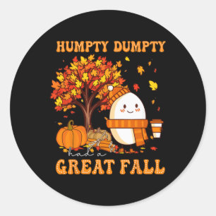 Adesivo Humpty Dumpty Teve Uma Queda De Excelente No Outon