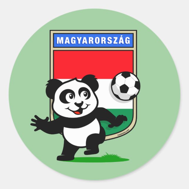 Adesivo Hungria Futebol Panda (Frente)