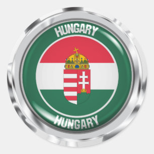 Adesivo Hungria Round Emblem