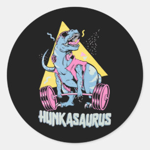 Adesivo Hunkasaurus T Rex Dinossauro Engraçado Ginásio e T