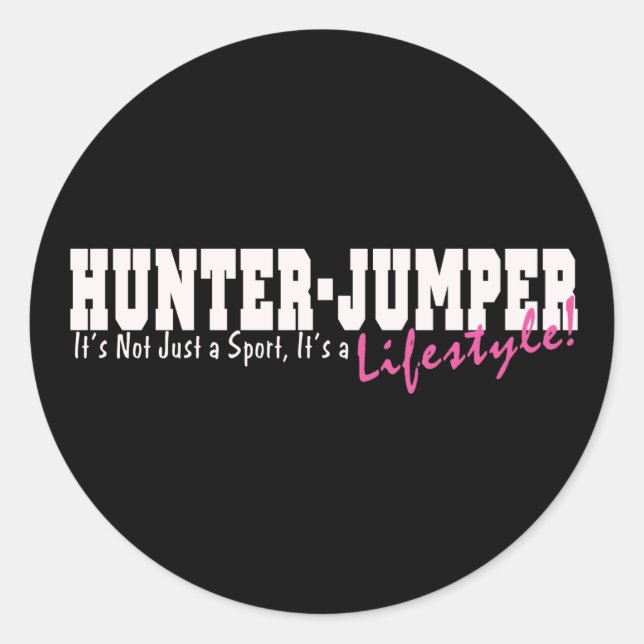 Adesivo Hunter Jumper Horse (Frente)