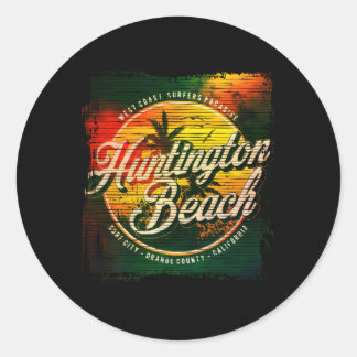 Adesivo Huntington Beach Aged Watercolor