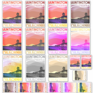 Adesivo Huntington Beach California