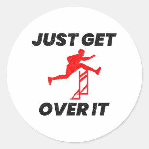 Adesivo Hurdles Hurdling Running Atletas Runner