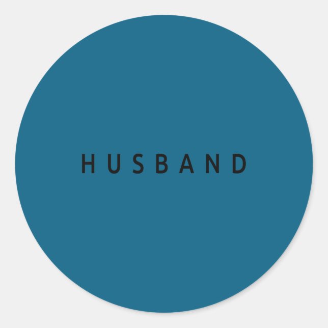Adesivo Husband Wedding Married Couple Wife Matching Husba (Frente)