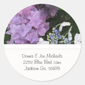 Adesivo Hydrangea Address Stickers