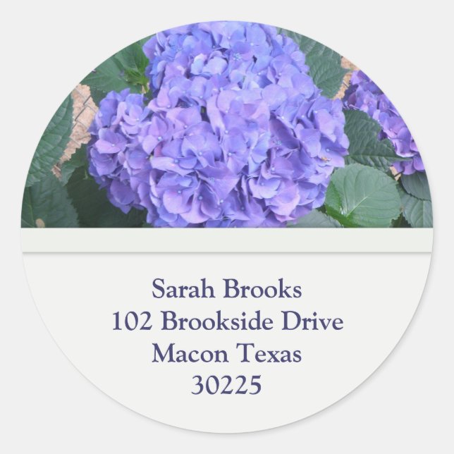 Adesivo Hydrangea Address Stickers (Frente)