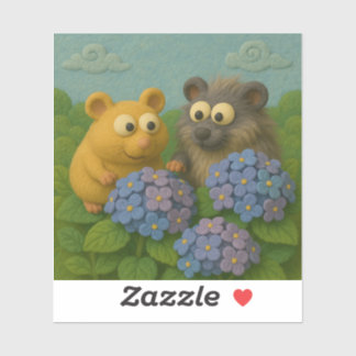 Adesivo Hydrangea Friends Sticker