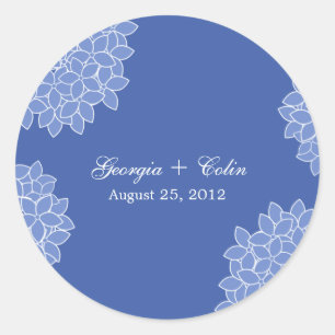 Adesivo Hydrangea Modern Favor Sticker/Envelope Seal