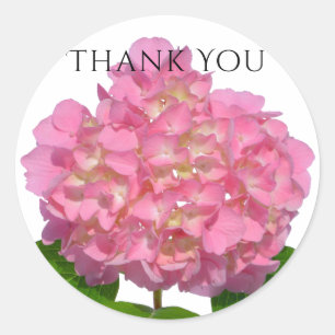 Adesivo Hydrangea rosa, floral romântico