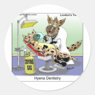 Adesivo Hyena Dentiery Gifs, Camisetas e Coleções Engra