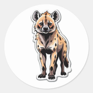 Adesivo Hyena Sticker - Solte a vida selvagem
