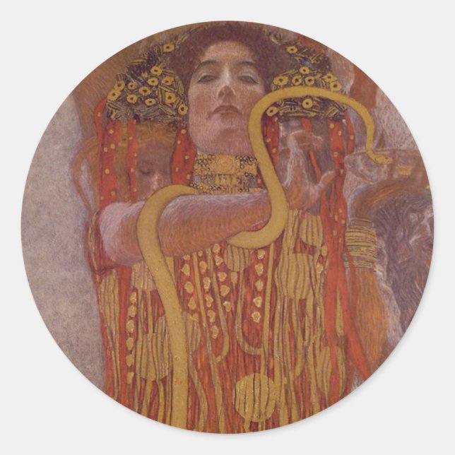 Adesivo Hygeia por Gustav Klimt (Frente)