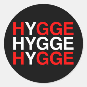 Adesivo HYGGE - Bandeira dinamarquesa