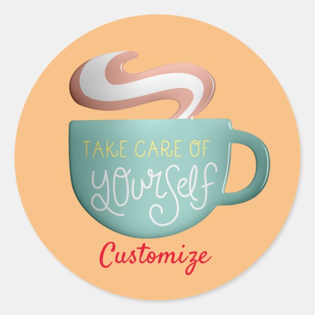 Adesivo Hygge Drink Self-Care Thunder_Cove (Frente)