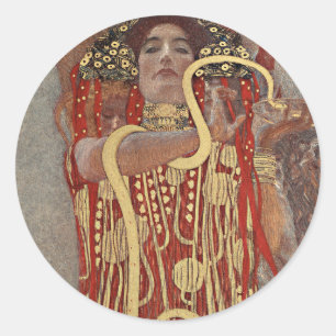 Adesivo Hygieia por Gustav Klimt, Arte Novo Antiga