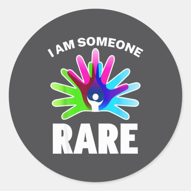 Adesivo I Am Rare Disease Awareness Shirt - Rare Disease D (Frente)