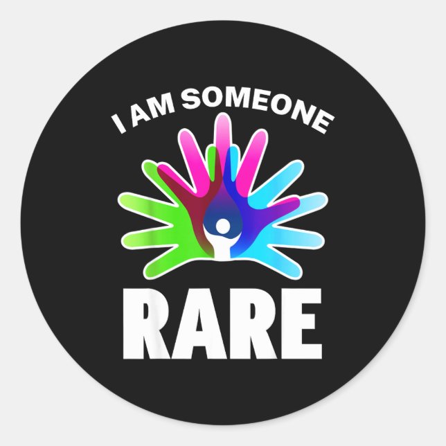 Adesivo I Am Someone Rare Disease Awareness - Rare Disease (Frente)