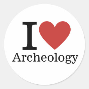 Adesivo I ❤️ Arqueologia para Estudantes/Faculdade PERSONA