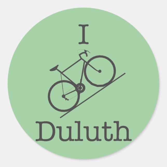 Adesivo I Bike Duluth (Frente)