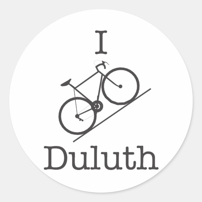 Adesivo I Bike Duluth (Frente)