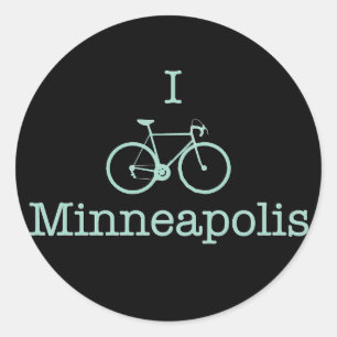 Adesivo I Bike Minneapolis